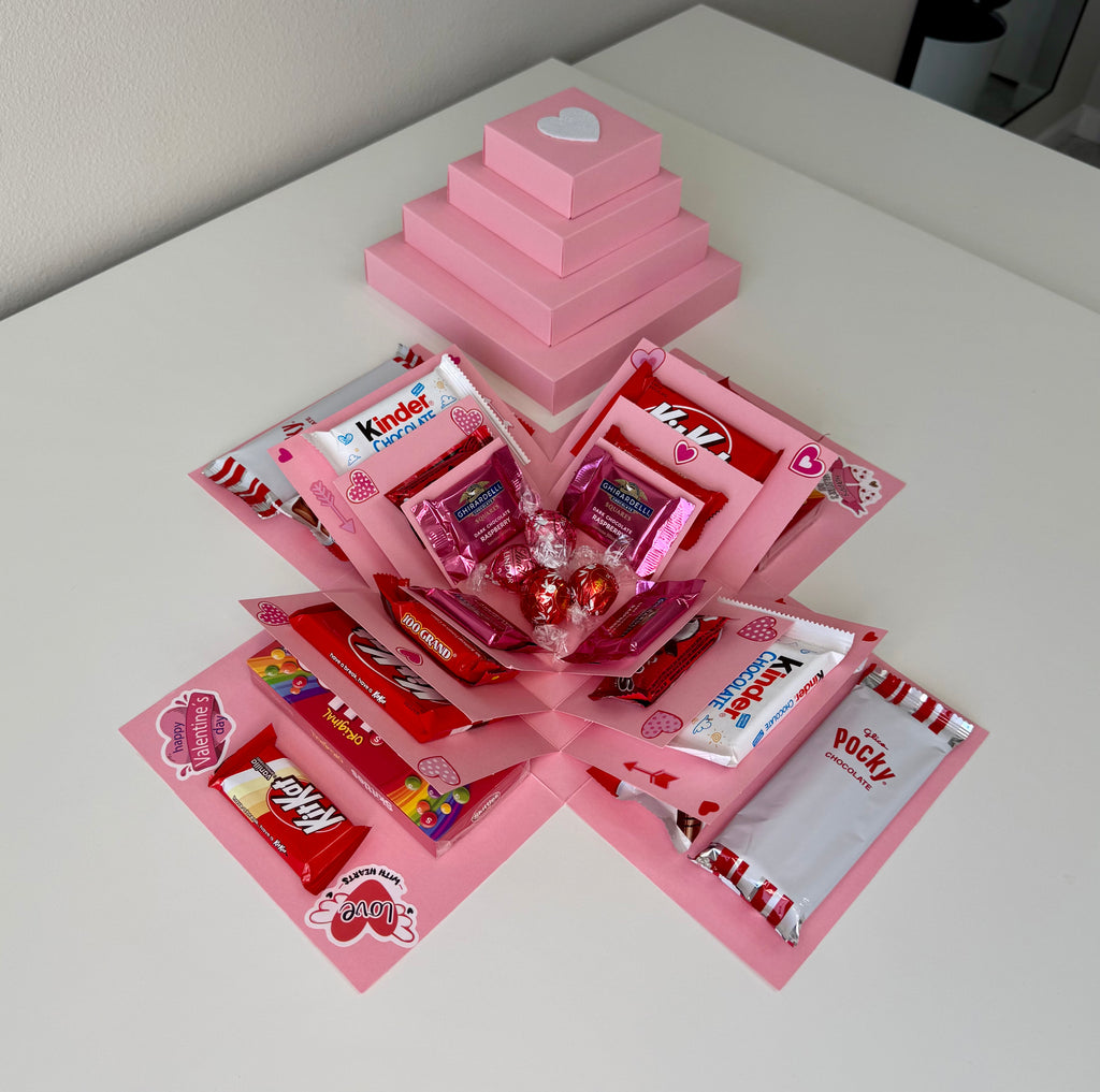 Sweet Treats 4-Layer Surprise Gift Box | Birthday & Celebration - Happy Surprise Box