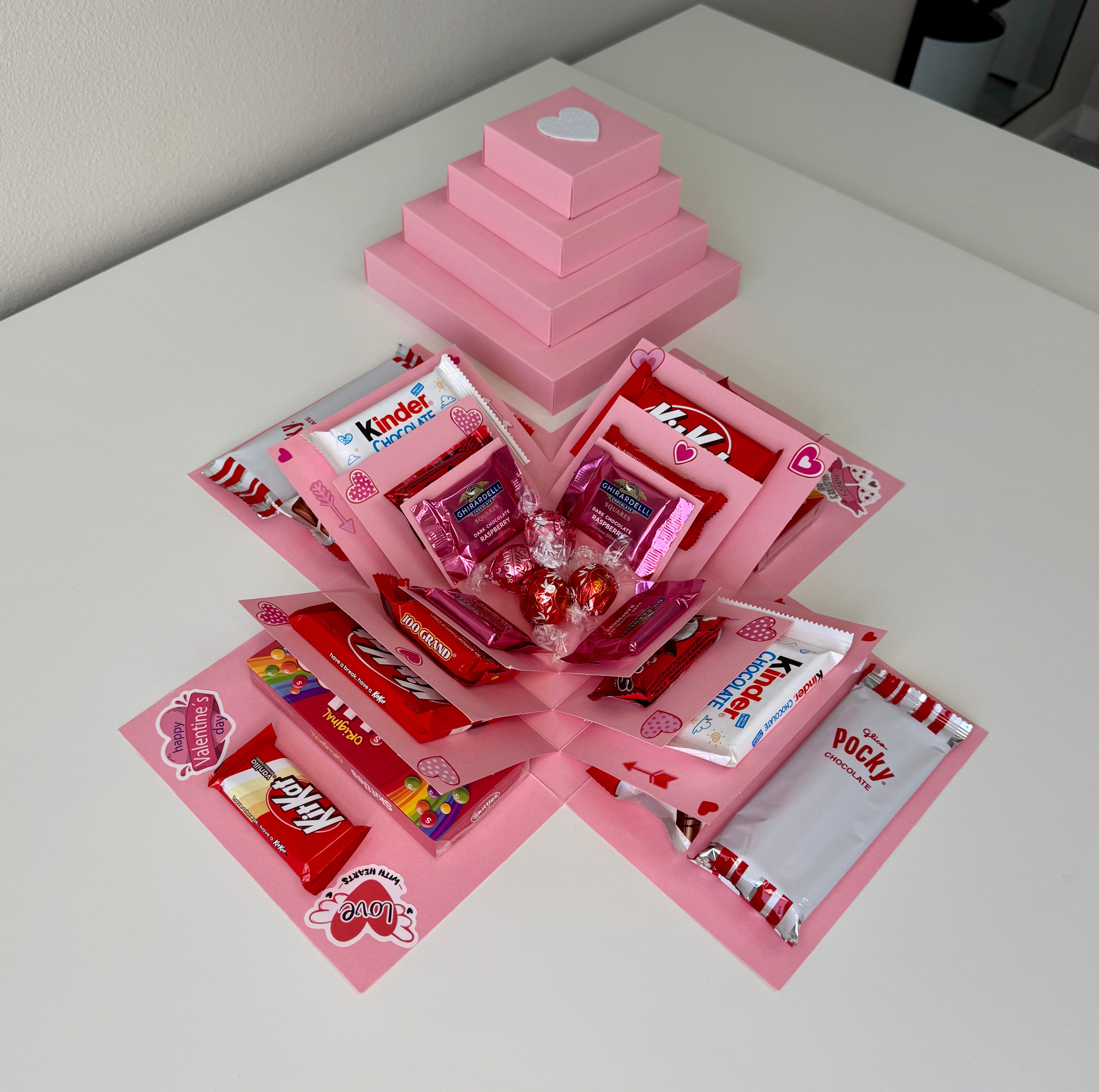 Sweet Treats 4-Layer Surprise Gift Box | Birthday & Celebration - Happy Surprise Box