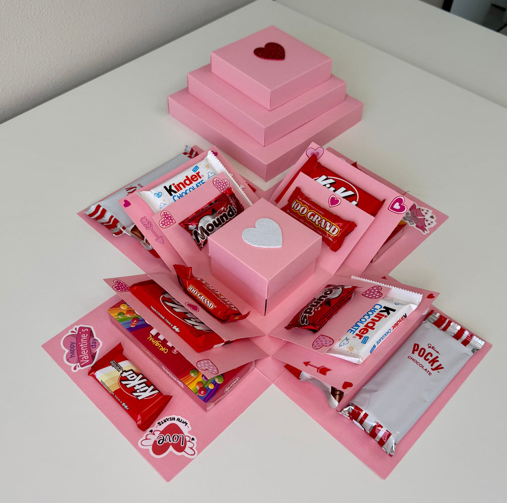 Sweet Treats 4-Layer Surprise Gift Box | Birthday & Celebration - Happy Surprise Box