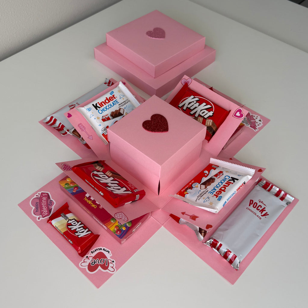 Sweet Treats 4-Layer Surprise Gift Box | Birthday & Celebration - Happy Surprise Box